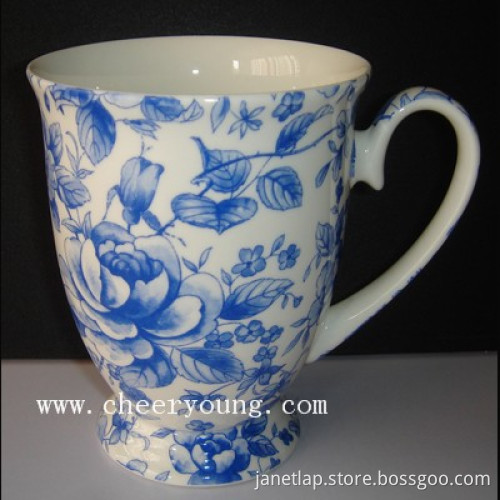 Fine Bone China Mug with Decal (CY-B323A)